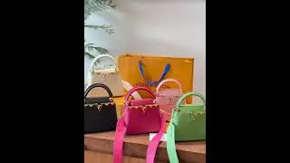 [Louis Vuitton] M24583 mini Capucines Flower Crown Handbag Size: 21 * 14 * 8 cm