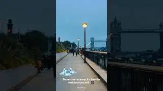 Success isn't on a map; it's down the next street you walk...🌉 #WalkToGreatness #LondonBridge #dream