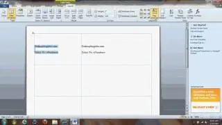 Numbering Raffle Tickets in Microsoft Word 2010