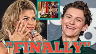 LOVELY 🤩: ZENDAYA CONFIRMS HER PLANS TO MARRY TOM HOLLAND BEFORE SHE PUT TO BIRTH. See when 🥺🥰...