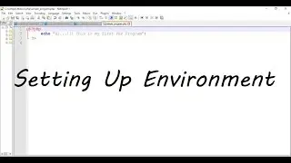 Setting Up Environment in PHP || Simple Program in PHP