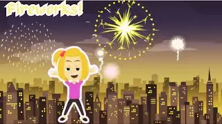 Fireworks Cartoon | Happy new year 2024 | Funny Cheeky Sofie Cartoon
