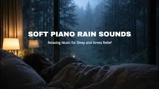 3 Hours Relaxing Piano Music & Rain Sounds for Deep Sleep, Stress Relief and Anxiety