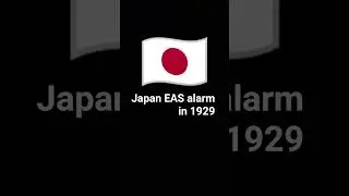 Japan EAS alarm in 1929