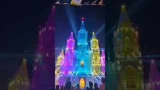 Light show @ Little flower church #thrissur#perunnal#lights#dj#beats#bass#kerala#tourism#catholic#us