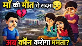 बिन माँ के 2 भाई 2 बहन 😢 | Emotional Desi Cartoon Story | Desi Cartoon World