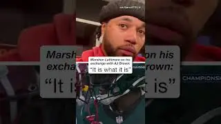 Marshon Lattimore vs. AJ Brown the new Lattimore/Evans rivalry?? #shorts