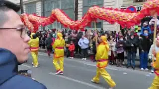 #nouvelanchinois #Paris #22janvier 2023 #mariepanic défilé Place de la République #LionDance Lapin