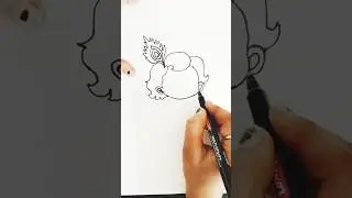 Easy Krishna Drawing 🚀 | Simple Marker Pen Art ✨
