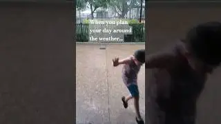 and THEN? RAIN! #shorts #seaworld #summer #weather #orlando