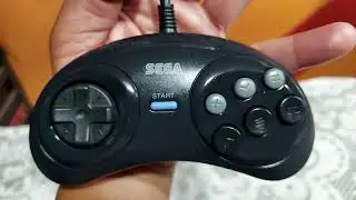 CONTROLE ORIGINAL DE MEGA DRIVE 6 BOT&Otilde;ES MODELO: SJ -6000 MADE IN JAPAN
