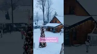 #tatra #zakopane #europe  #winter #snow #vacation #travel / #dinevlogs