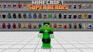 NOVA ATUALIZOU Addon de Super-Her&oacute;is ( DC ) no Minecraft PE 1.21.132 &ndash; 400+