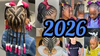 🔥💯2026 Best Little Girls Cornrows Braids Hairstyles | Cute kids Hairstyles❤️💯#hairstyles