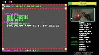 1988 DOS version of Pool of Radiance. Final boss battle and end game sequence!