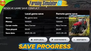 Как сохранить и загрузить сохраненную игру &mdash; Прогресс на Android &mdash; Farming Simulator 23 Mobile