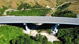 New 1.25b dollar Transmission Gully Motorway by drone