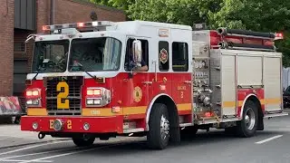 ⁴ᴷ PHILADELPHIA FIRE DEPARTMENT ENGINE 2 RESPONDING (FEDERAL Q)