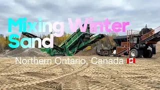 Preparing for the Northern Canadian Winter: Mixing Sand and Salt for Safe Roads ❄️