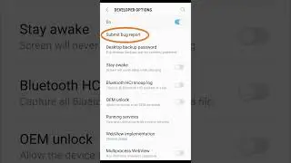 How to send an Android bug report