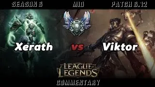 LoL - Xerath Main Season 6 Gameplay Commentary - League of Legends