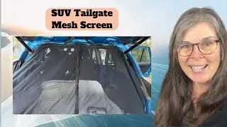 SUV Tailgate Mesh Screen: Bug-Free Car Camping Solution #ad