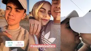 Leo Osuna y Daniela Alfaro se dan su primer beso