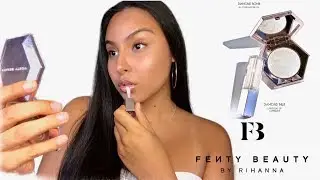 NEW FENTY BEAUTY: DIAMOND BOMB & DIAMOND MILK REVIEW!! (WAS IT WORTH THE MONEY??)