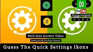 Technology Quiz | Guess The Quick Settings Ikons Quiz | Mobile Quick Settings Ikons Trivia