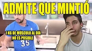 RAFA MART&Iacute;N ADMITE QUE NO SE PUEDE CONSEGUIR 1 KILO DE MASA MUSCULAR DIARIO Y SE EXCUSA