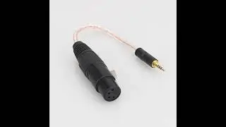 High qulity audiocrast 2.5mm trrs balanced male to 4 pin xlr female 7n occ copper silver plated