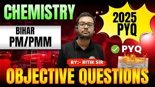 Bihar Paramedical 2026 &ndash; Target PM/PMM CHEMISTRY Top 50 Most Expected Questions | Complete Exam | #1