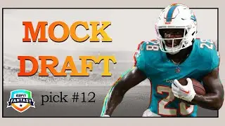 🏈 12 TEAM PPR MOCK DRAFT - Pick #12 (+ bonus superflex draft)