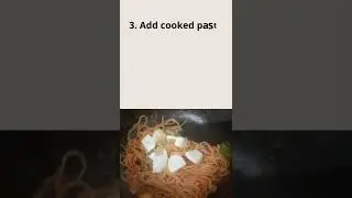 Simple tomato pasta with mozzarella #shorts