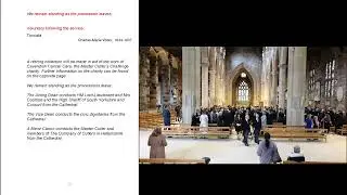 A Service of Thanksgiving following the Installation of the Master Cutler  James A. Tear Esq.  Tuesd