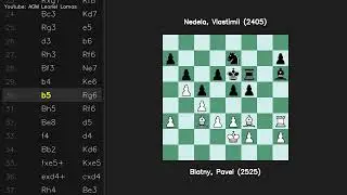 Английское начало Blatny Pavel 2525 vs Nedela Vlastimil 2405