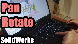How to Move/Pan the image (SolidWorks, Control + Scroll)