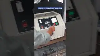 Transformer Oil Testing ( Breakdown Voltage Testing)