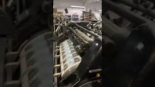 Original Heidelberg #printshop #machine #satisfying #oddlysatisfying #cylinderpress
