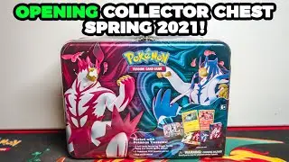 Opening Pokemon Collector Chest Spring 2021: Single Strike Tepig / Rapid Strike Shinx Tin!