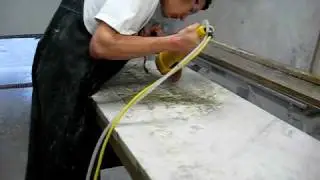 2 min granite sink cutout