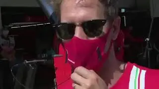 #formula1 sebastian vettel talks about cleaning the mess after the crash