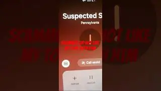 #Scammer did not like what I was talking about #scamcall #funny