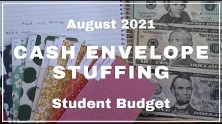 Sinking Fund Savings + Monthly Budget // CASH ENVELOPE BUDGETING August 2021