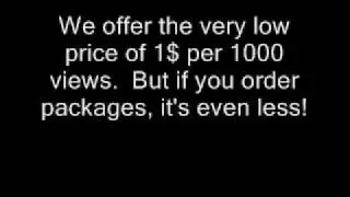 TurboViews - The Cheapest YouTube Views and MySpace Plays on the net!