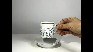 Hackefor bluebell Bl&aring;kloka coffee cup set