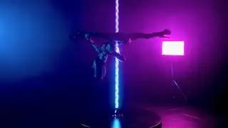 PoleFX Freestanding & Aerial LED Dance Poles