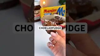 BILLIG och ENKEL CHOKLADFUDGE 🍫p&aring; endast 2 ingredienser🥳 Receptet hittas p&aring; hilleviarkel.se