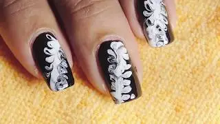 Dry Marble Nail Art | Easy Marble Nail Art Tutorial | Nailzworld