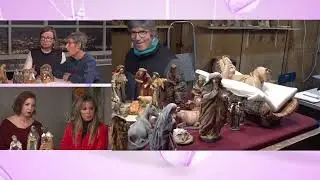 Un matrimoni d'Igualada construeix figures del pessebre des de fa 40 anys
